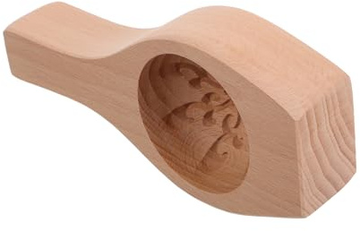 ULTECHNOVO Holz Ausstechform Für Kekse Blumenform Gebäckringformen Kuchenformen Aus Holz Traditionelle Formen Für Süße Gebäckstücke