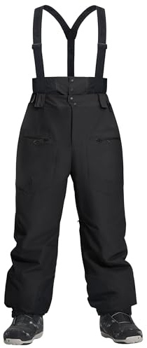 Pioneer Camp Vattenavvisande skid-snöbyxor för män, svart, XL