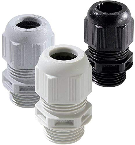 Wiska 10066502 Kabelverschraubung M20 Polyamid schwarz (RAL 9005) 50 Stück