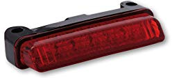 Shin Yo LED Rücklicht Mini – Universell – 6 LED – 12V – 78x16x32mm | LED Mini-Rücklicht mit Brems- und Fahrlichtfunktion, Maße 78 × 16 × 32 mm, Gehäuse mit zwei M4-Gewindebuchsen, rotes Glas