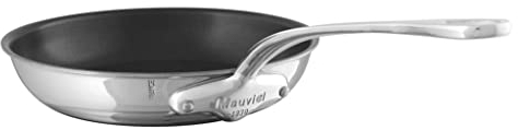 Mauviel1830 - M'Cook 524224 - Poêle anti-adhésive Eclipse+ inox - 24 cm