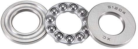 sourcing map 51204 Axialkugellager 20 mm x 40 mm x 14 mm Kohlenstoffstahl in eine Richtung