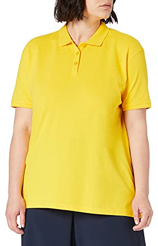 CliQue Damen Regular Fit Poloshirt,Zitronengelb, 42 EU (Herstellergröße:X-Large)