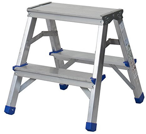 Abbey Aluminium Double Sided Step Ladders 2 Tread