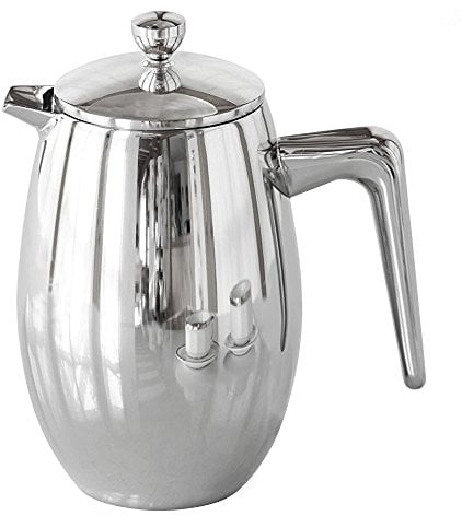 Weis 18903 Pressfilterkanne, Edelstahl, Silber