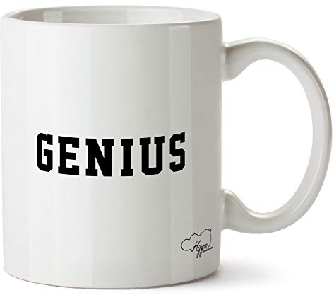 Hippowarehouse Genius Printed Mug Cup Ceramic 10oz
