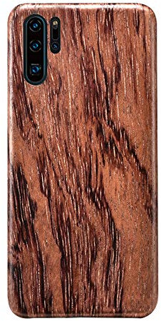 qichenlu Kugelsicher Aramidkern Rosenholz Echtholz Hülle Backcover für P30 Pro,Hülle für P30 Pro,Naturholz Handyhülle aus Holz Hartschale Ultra Slim Wood Case