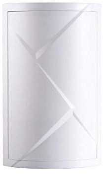 NingVong Badregal, drehbares dreieckiges Wandregal aus Kunststoff, staubdichtes Küchen-Eckregal@Weiß