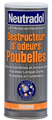Neutradol - Destructeur d'Odeurs en Poudre pour Poubelles 350 g