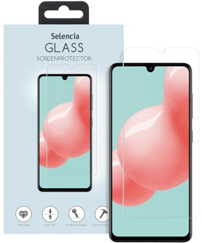 SELENCIA kompatibel mit Samsung Galaxy A41 Screenprotector – Schutzfolie aus gehärtetem 9H Glas – Displayschutz folie [Ultradrünn, Kristallklar & Kratzfest]