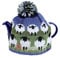 Pachamama Handknitted Medium 4-6 Cup 1.2L Wool Tea Cosy/Teapot Cover - Sheep Pattern Insulated Handmade Fair Trade Multicoloured