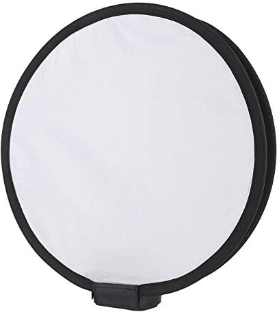 Niady Blitz Diffusor Reflektor,40CM bewegliche Faltbare Round-Form Speedlite Softbox Diffusor for Kamera-Blitzlicht Foto-Shooting