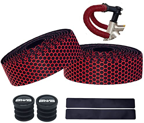 PLATTBK Nastro Manubrio da Bicicletta Nastri per Manubrio da Ciclismo Traspirante Antiurto Antiscivolo Adesivi Bici Ribbon