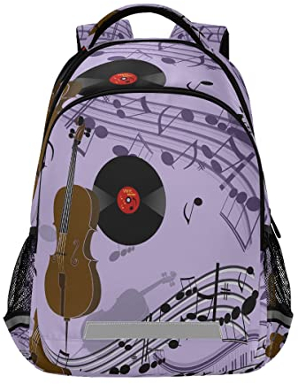 Mnsruu Rucksack für Violine / Violine / Klavier, groß, Violett