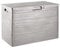 Toomax baule Multibox Woody's portattrezzi per esterni, baule da 160L, colore grigio tortora, dimensioni cm 77,5x44,5x52,7h