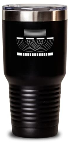 30oz Tumbler in acciaio inox isolato divertente doppia fessura esperimento Quantum