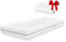 ESSENCE SLEEP Matratze 100x200 cm, 18 cm hoch, 7-Zonen Schaumstoffmatratze mit Memory Foam Schicht, Härtegrad 3 (H3), mit 1 Kopfkissen, Rollmatratze, Öko-Tex Standard 100