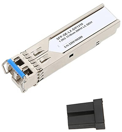 Módulo óptico SFP GE LX SM1310 de 1,25 Gb, Transceptor SFP de Fibra Dual de Modo único de 1310 Nm, hasta 20 Km, Compatible con DDM, para Conmutadores de Fibra óptica, Enrutadores, Tarjetas de Red, Ser