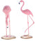 JISADER 2 Stück Harz Flamingo Miniatur Figur, Skulptur, Glas Stützornament