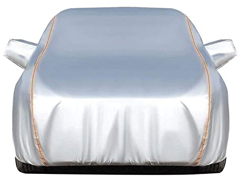 WXFGR Autoabdeckung Für SAAB 9-3 93 Cabrio| Oxford wasserdichte Regendichte Autoabdeckung Winddichte UV-Anti-Autoplane Für Den Außenbereich (Color : Silver, Size : 9-3 93)