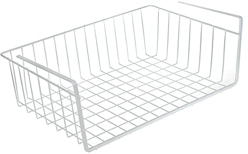 SIDCO Hängekorb Schrankkorb Metall Regalkorb Aufbewahrungskorb Organizer Körbchen 40 cm