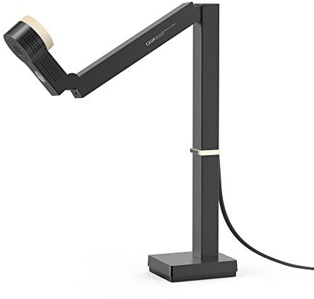 CZUR Fancy S Pro Visualiseur et Caméra de Document USB pour A3,12MP, 330DPI 60FPS, Microphone et éclairage LED Intégré, pour Apprentissage à Distance,Conférence Vidéo et Streaming Live