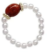 Damenring, Fingerring, Perlenring, synthetische Steinperlen, Schmuck, Zeigefingerring, Schmuck für Frauen, modisches Geschenk, Stein:, Perle