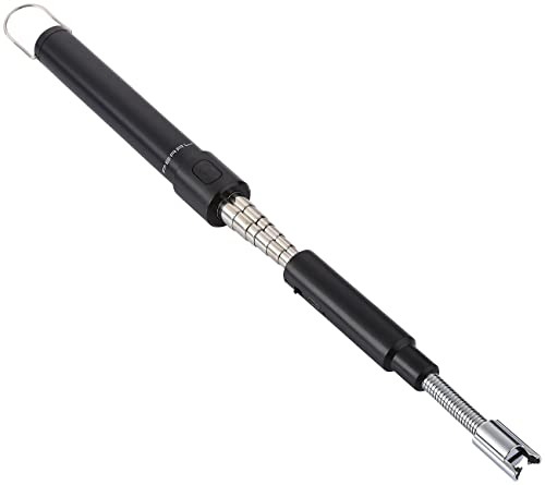 PEARL Stabfeuerzeug: Ausziehbares Teleskop-Akku-Feuerzeug, USB-Ladefunktion, 80 cm Länge (Kerzenanzünder, Stabanzünder, Ewige Streichholz)