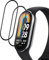 SeNool Protection Écran pour Xiaomi Smart Band 8 (Xiaomi Mi Band 8) [2 Pièces], [3D Full Coverage, Anti-Rayures, HD Transparent, Sans Bulles] Film de Protection pour Xiaomi Smart Band 8 (Mi Band 8)