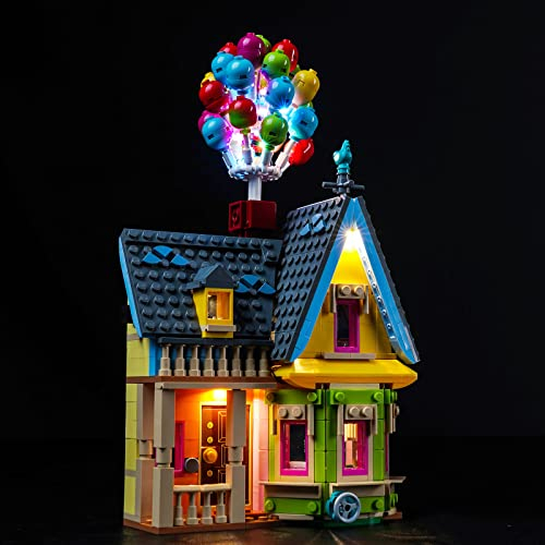 BrickBling Licht-Kit für Lego Disney and Pixar Carls Haus 43217 (Kein Lego-Modell), Led Beleuchtungs Set Kompatibel mit Lego Disney and Pixar ‘Up’ House,Kreatives Geschenk - Update Version