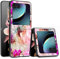 FUYOCWE Case for Motorola Moto Razr Plus 2023 Case,Butterfly Orchid Pink Love Pattern Flip Cover for Women Men,Slim Hard PC Lightweight Shockproof Fold Phone Case for Motorola Razr Plus+ 2023