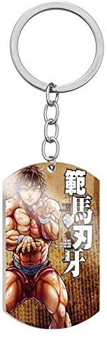 jiminhope Baki Hanma Schlüsselanhänger Anime Charakter Grappler Baki Anhänger Hanma Baki Hanma Yujirou Hanma Jack Schlüsselanhänger Kaoru Hanayama Schlüsselanhänger Oliva Biscuit Anhänger