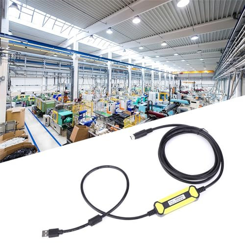 Acouto Programmierkabel Passend für FX1s 1n 2n 3U FX-Serie SPS USB SC09 FX 2,5 Meter Integrierte LED-Anzeige für Bessere Produktabdichtung. Dieses Kabel Hat aus der Ära der