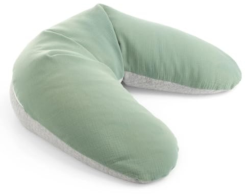 MAÏKA Coussin d'allaitement en microbilles | Confort Maximal | soulage Dos Ventre et Jambe | Face été/Hiver | Lavable en Machine et déhoussable Facilement | 150 cm