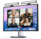 Video Conference Lighting, Webcam Monitor Light Bar Over Computer, LED Laptop Light Kit for Zoom, Podcast, Streaming, Studio, Ring Light Alternative with Dimmable & Flicker-Free Light