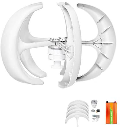 QINGDONGDZA Windturbinen-Generator-Kit 400W 12V mit Wechselrichter, Windgenerator-Kit mit Controller, verwendet für Wohnmobile, Häuser, Notfallkommunikation und Beleuchtung nach Naturkatastrophen