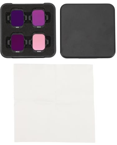 4er-Pack Neutralfilter Set, Mehrfach Beschichtete Drohnenkamera Objektivfilter mit Optischem HD-Glas, ND8 ND16 ND ND64 für AVATA 2