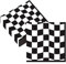 40 Stück Schwarz und Weiß Karierte Flagge Party Servietten,33x33cm Einweg Rennauto Geburtstag Part Servietten für Mann Frau Mädchen Geburtstag Party Deko