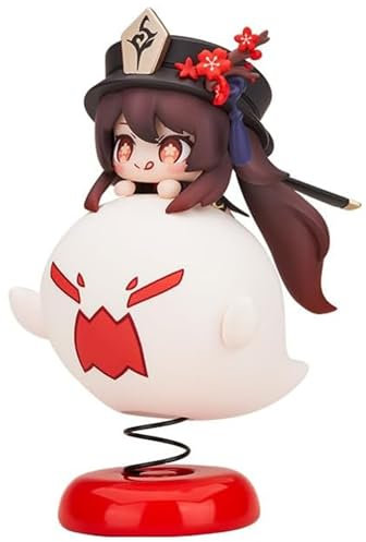 Epitome Hutao Anime Figur Wackelkopf Puppe Actionfigur Spiel Charakter Cartoon Figuren mit Modell Statue Figur Auto PVC Anime Modell Statue Desktop Dekoration Sammlung Geschenk