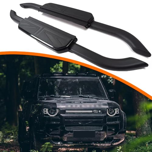 2 gradini laterali per Land Rover Defender 90 2020-2026 L663 a 2 porte (stile bandiera)