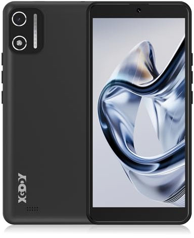 Xgody X32 Smartphone, 2GB+16GB(SD 128GB) Android Teléfono Moviles, 5.5-Inch Display, 2500mAh Batería, Cámara 8MP Telefono, 4G Dual SIM, Octa-Core/GPS/Face ID - Negro