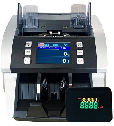 Demotio MA-600S Touch Screen Mixed Bill Counter with Bank-Grade Detection