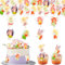 GoldRock Tortendeko Essbar Feen Geburtstag Deko, 48× Fee Essbare Tortendeko, Esspapier Tortendeko Feen und Elfen,Muffin Deko Fee Elfe,Feen Party Cupcake Topper für Kindergeburtstag,Kuchen Deko Mädchen