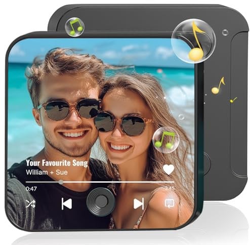 Custom Music Fridge Magnet For father's day Mother's Day– Personalized Gift for Dad Him, Her, Couples, Anniversary & Memorial, Unique Gift for Boyfriend, Girlfriend (S-01)