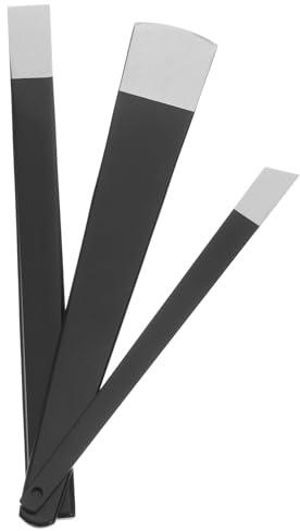 3 Stück Pediküre aus Metall für Nägel und Füße, Schwarz