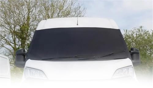 WILSEM Pare-Soleil pour Pare-Brise De Camping-Car - Housse Extérieure pour Voiture Protection Contre La Neige Et La Glace pour Fiat pour Ducato À Partir De 2006