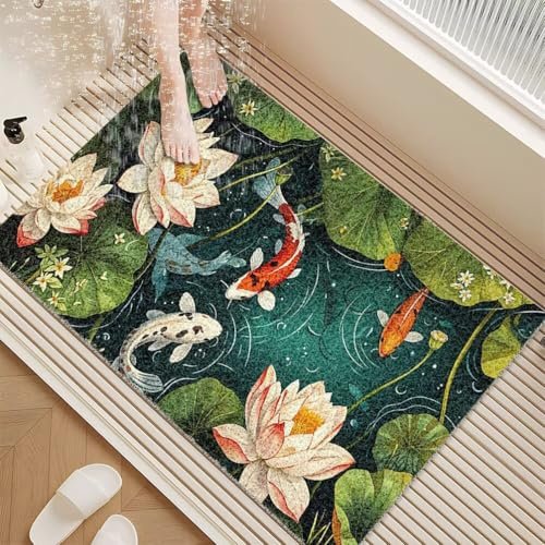 Pevfeciy Antirutschmatte Dusche 70X70 cm Modern Stil Duscheinlage rutschfest Weich Komfort PVC Antirutschmatte dusche mit Ablaufloch Hohe Wasserdurchlässigkeit für Nassbereiche
