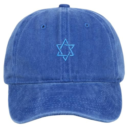 NVOQILIN Embroidery Israel Flags Baseball Caps Washed Cotton Outdoor Gear Sunproof And Breathable For Patriotic Event And Collector Outdoor Sports Caps
