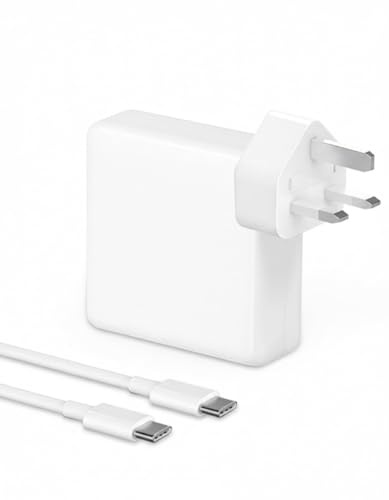 100W USB C Mac Book Pro Charger Compatible with MacBook Pro 16 14 inch MacBook Air 15 13 inch 2025 2024 2023 2022 2021 2020 2019 M4 M3 M2 M1 and All USB-C Laptops and Phones, 1.8M USB-C Cable (White)