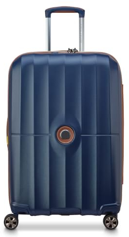 DELSEY Paris Carrousel 2 Rigid Expandable Cabin Suitcase, Blue, L